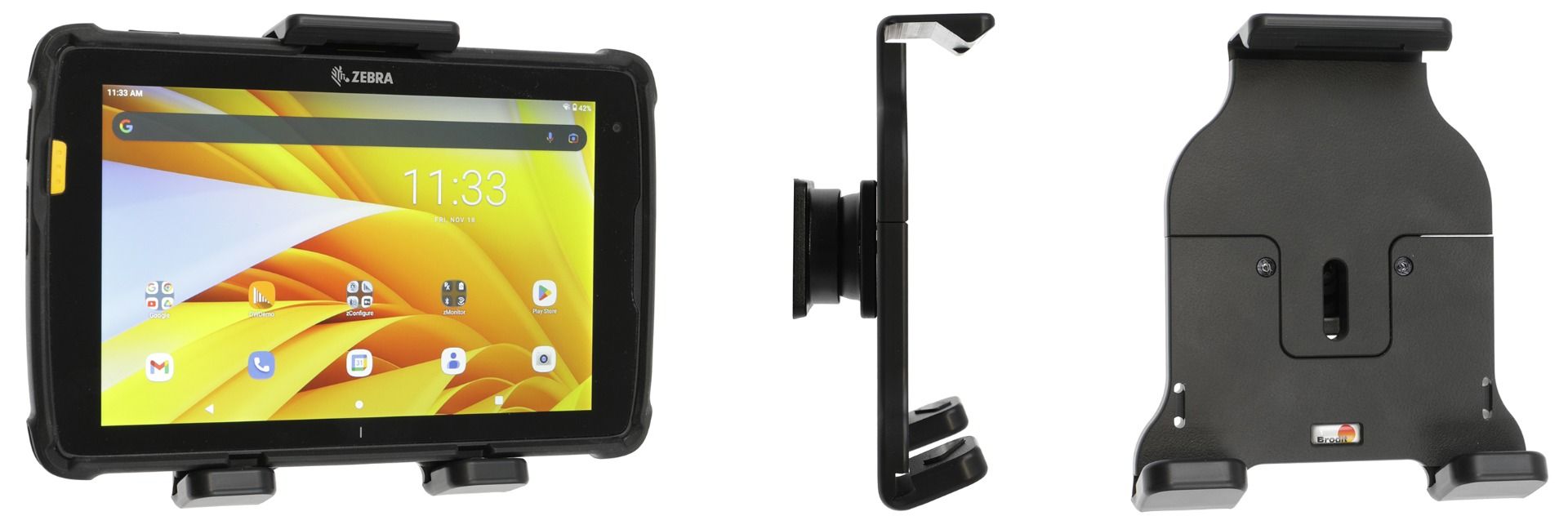 Brodit Halter einstellbar Tablet 125-140mm/ 10-17mm