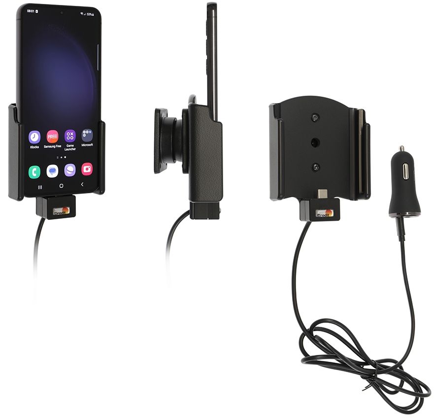Brodit Aktive Halter Samsung Galaxy S23 USB zig.stecker
