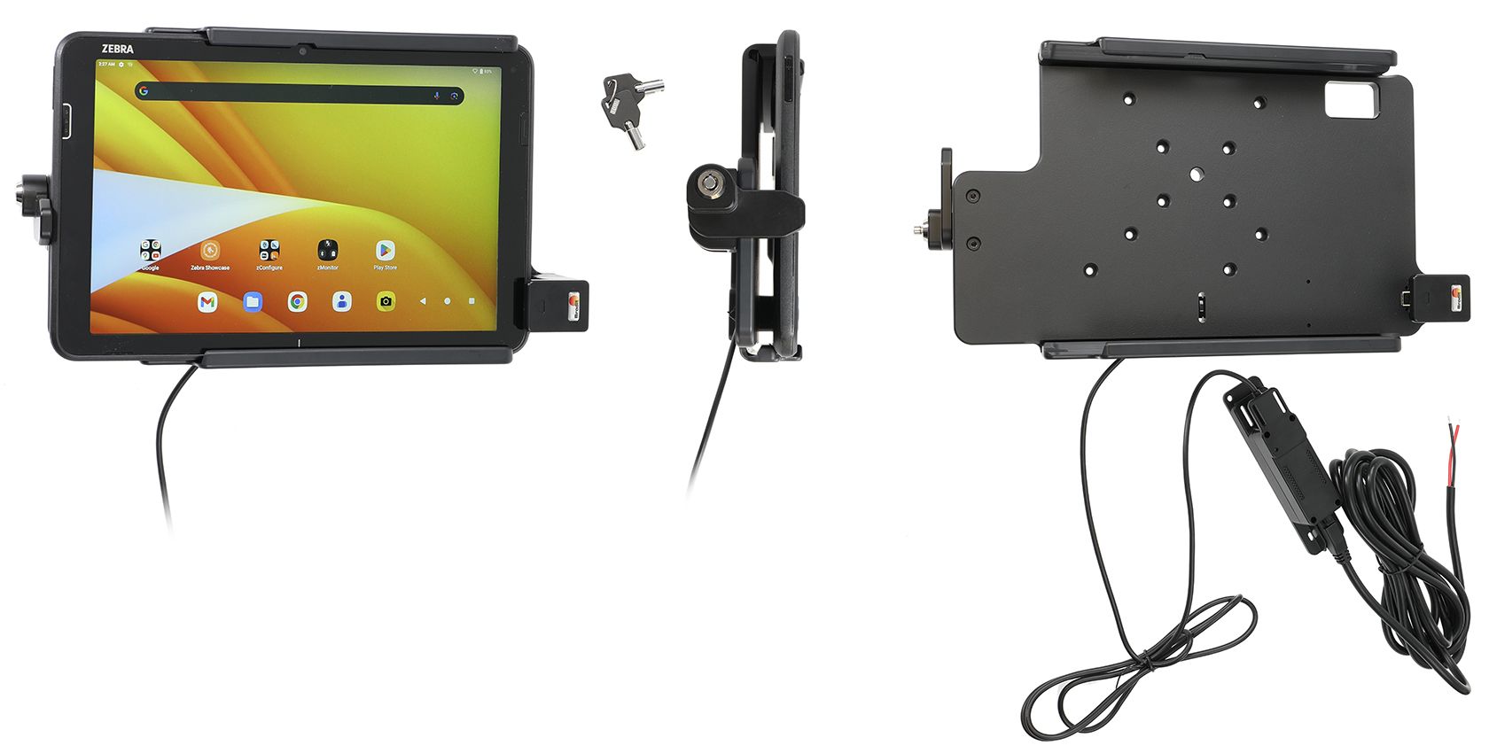 Brodit fixed usbC holder Zebra ET401 10