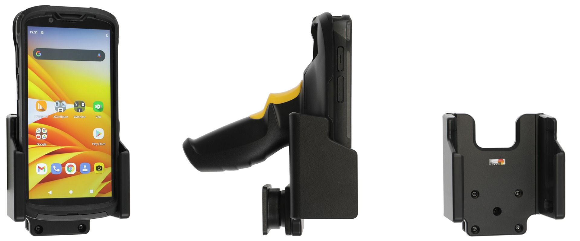 Brodit Halterung Zebra TC53/TC58 mit pistol grip