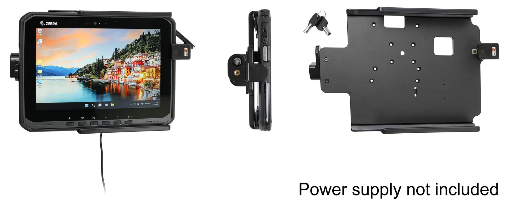 Brodit Halterung Zebra ET60W/65W keylock/ usbC 3.1-WINDOWS o