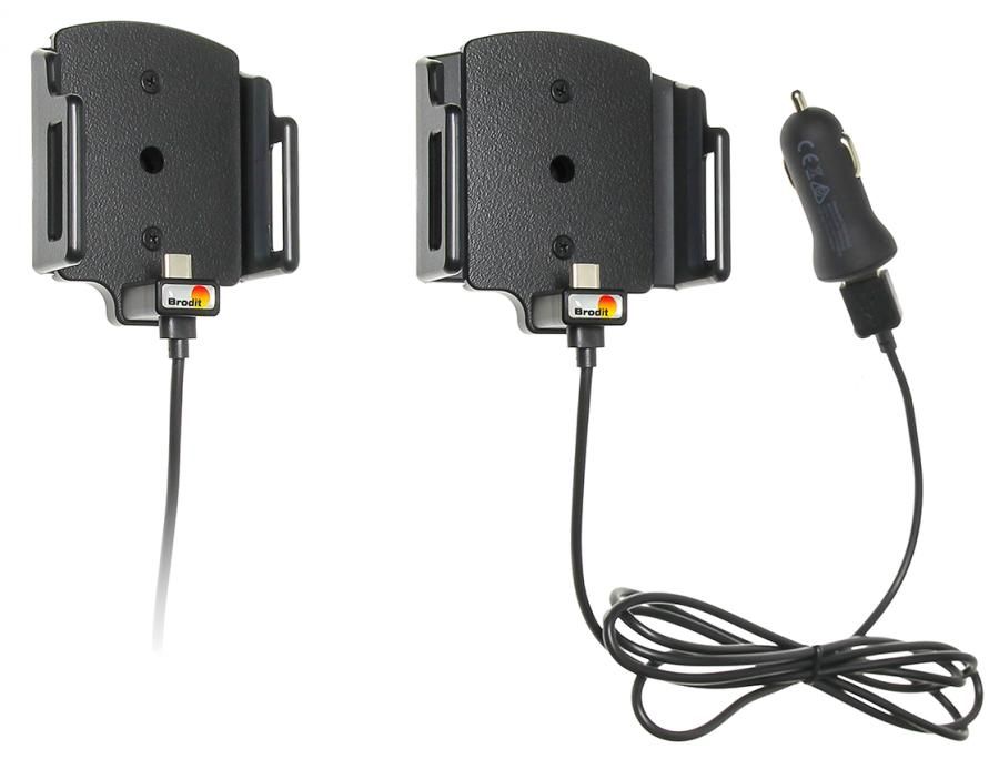 Brodit h/l USB-C verstelb. b.62-77/d9-13 mm mit USB zig.st.