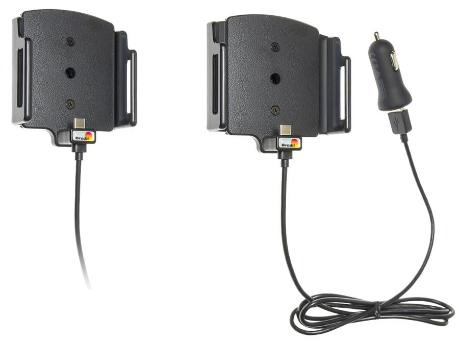 Brodit h/l USB-C verstelb. b.75-89/d9-13 mm mit USB zig.st.