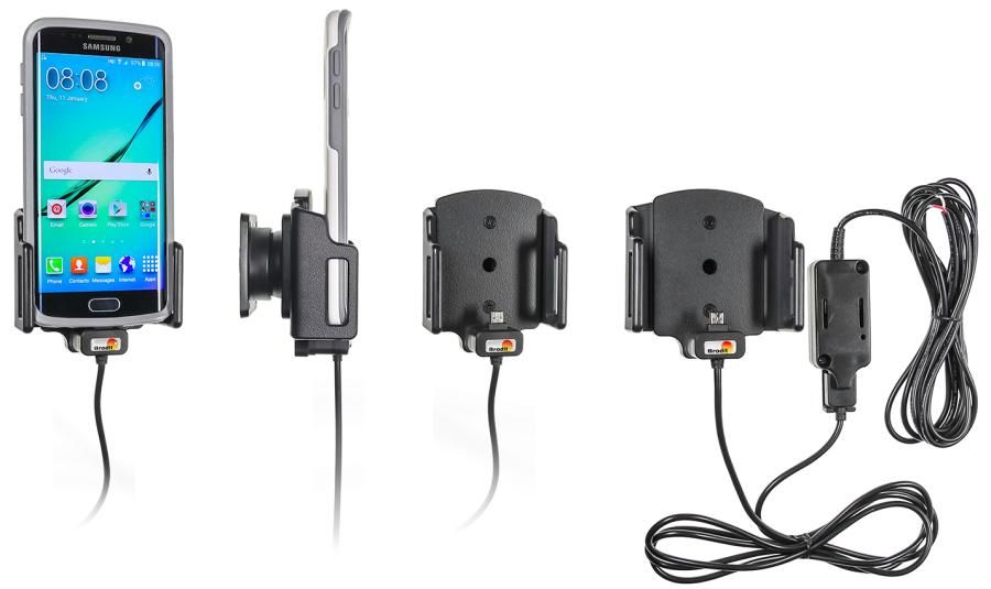 Brodit Festeinbau Halterung m-usb verstelb. 62-77/9-13mm