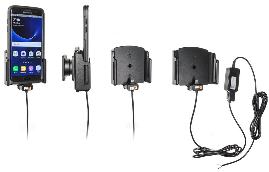 Brodit Festeinbau Halterung m-usb verstelb. 75-89/6-10mm