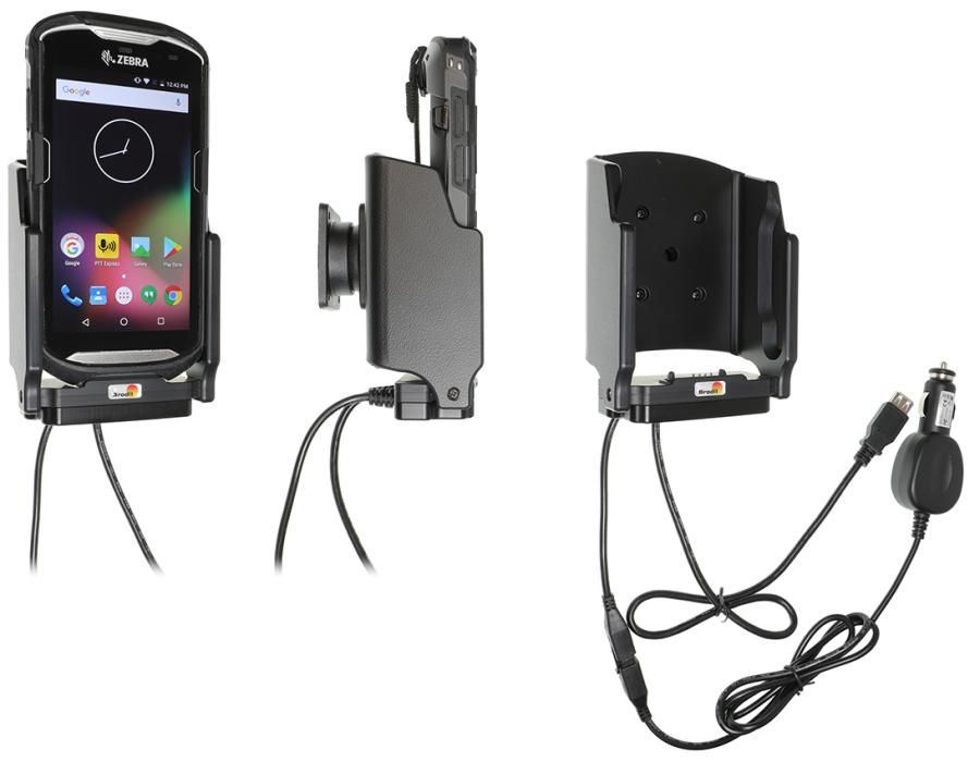 Brodit Aktive Halter Zebra TC51/TC56 zig.stecker- boot usb