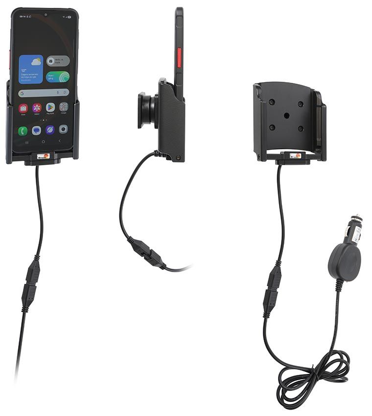 Brodit Aktive Halter Samsung Xcover 7 Pro zig.stecker - 3A