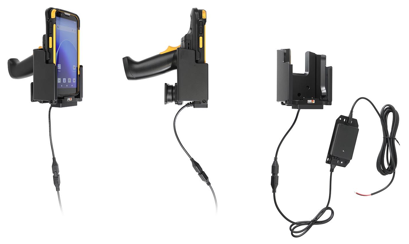 Brodit Festeinbau Halterung CipherLab RS38 mit boot/pistol