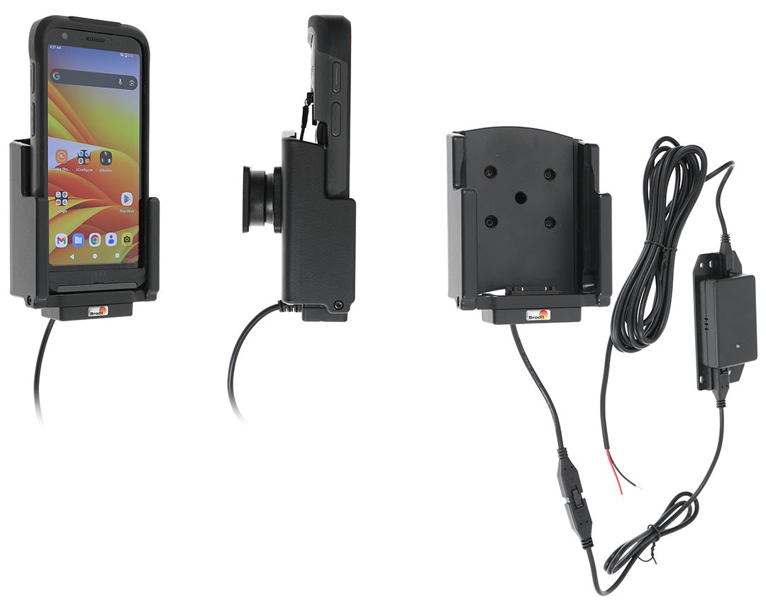 Brodit Festeinbau Halterung Zebra TC501 pogo-mit boot