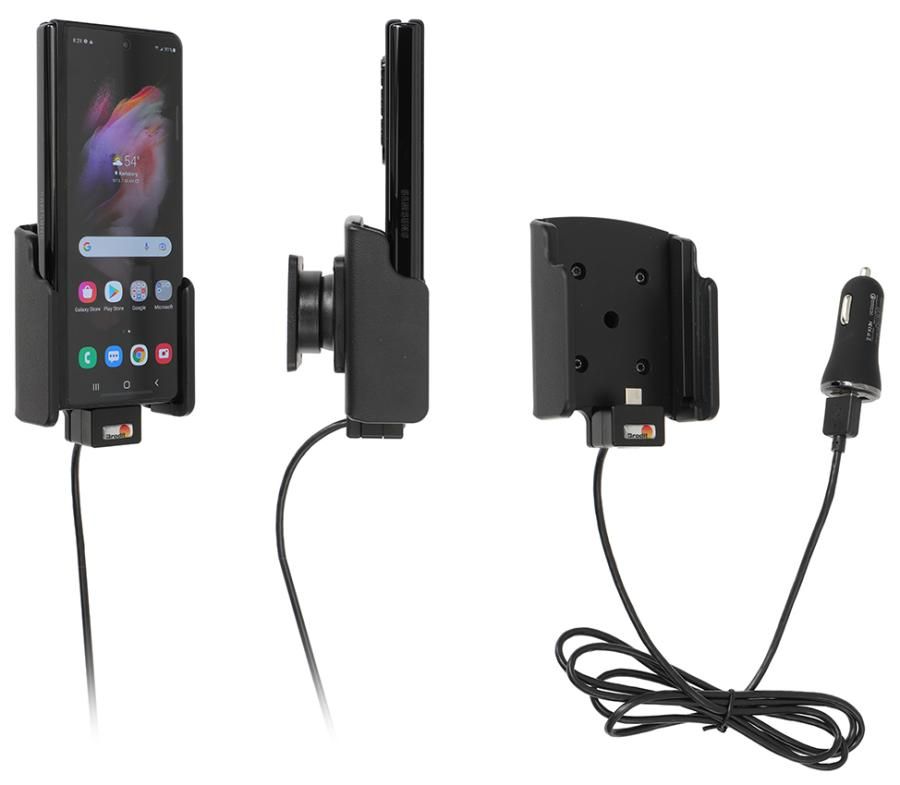 Brodit Aktive Halter Samsung Z Fold3 5G USB zig.steck.