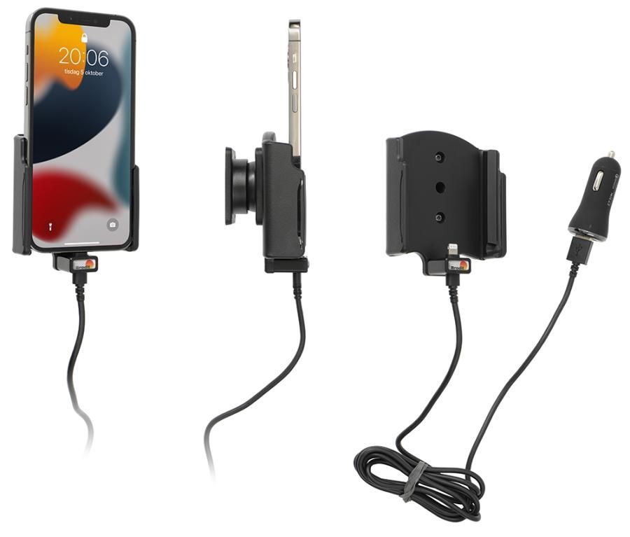 Brodit Aktive Halter Apple iPhone 13-14 / Pro USB zig.st.