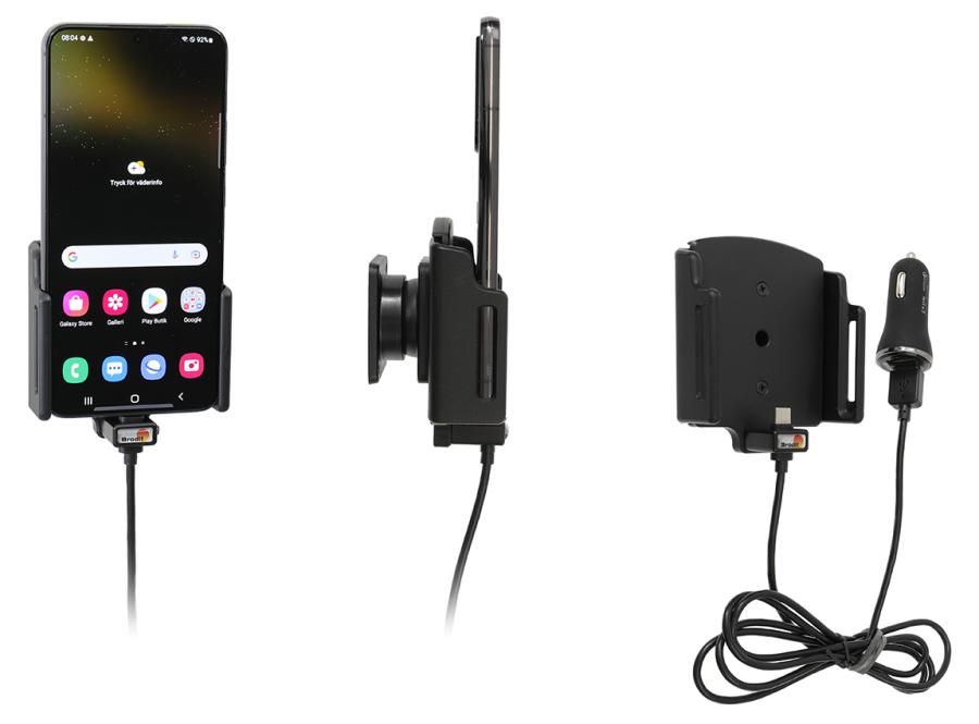 Brodit AH Samsung S22 Plus 75-89/d6-10 mm  USB zig.stecker