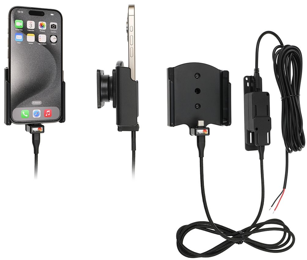 Brodit Festeinbau Halterung Apple iPhone 15/15 Pro